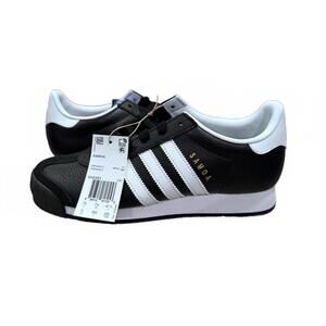 adidas Samoa Men 8  Black/White Sneakers NEW 019351
